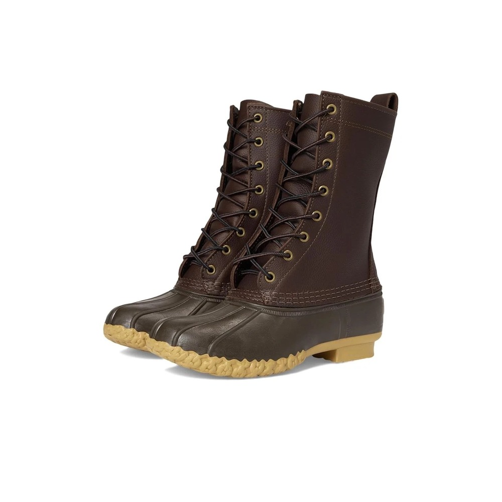 L.L.Bean 10" Maine Hunting Shoe Boot Womens 8.5 Brown